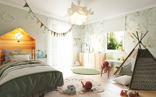 Flair-152-RE-Kinderzimmer Spielraum für die Kleinen