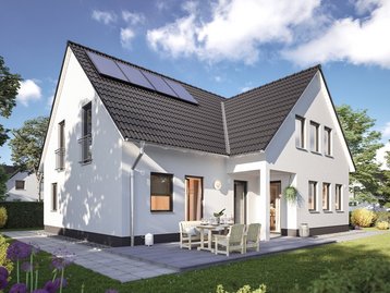 Einfamilienhaus Domizil 192 mit Solaranlage Einfamilienhaus Domizil 192 mit Satteldach, Solaranlage und Terrasse