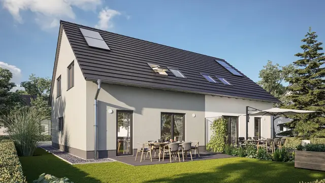 Einfamilienhaus mit Satteldach, Solaranlage, Terrasse und Garten in Diepholz-Aschen